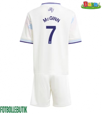 Aston Villa John McGinn #7 Tredjeställ Barn 2025-26 Kortärmad (+ Korta byxor)